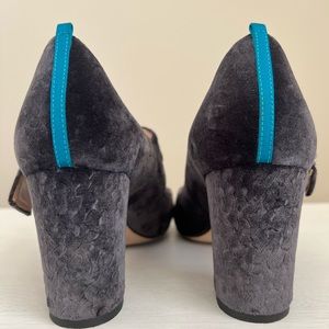 SJP by Sarah Jessica Parker Austen Velvet Mary Jane Pumps